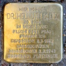 Stolperstein à la mémoire de Helmuth Klotz