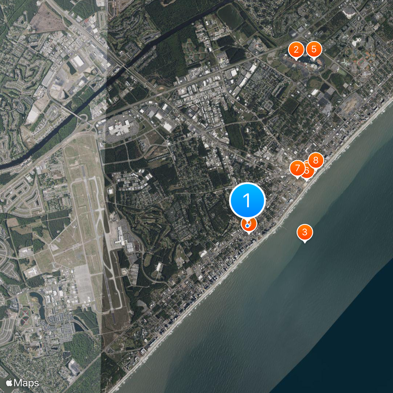 Calabash Seafood Map