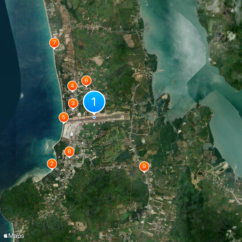 Phuket International Airport Map