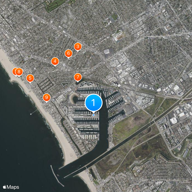 Silicon Beach Map
