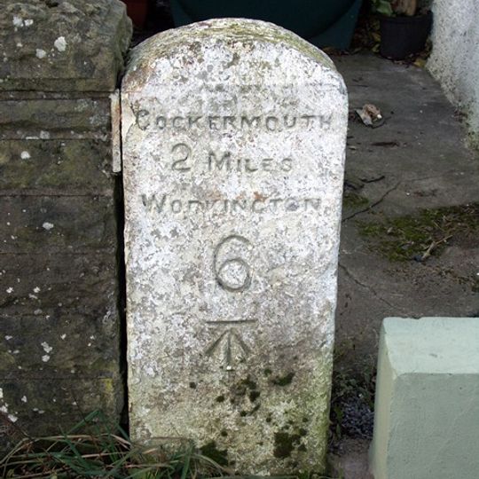 Milestone Outside Of Eller Ridge Cottage