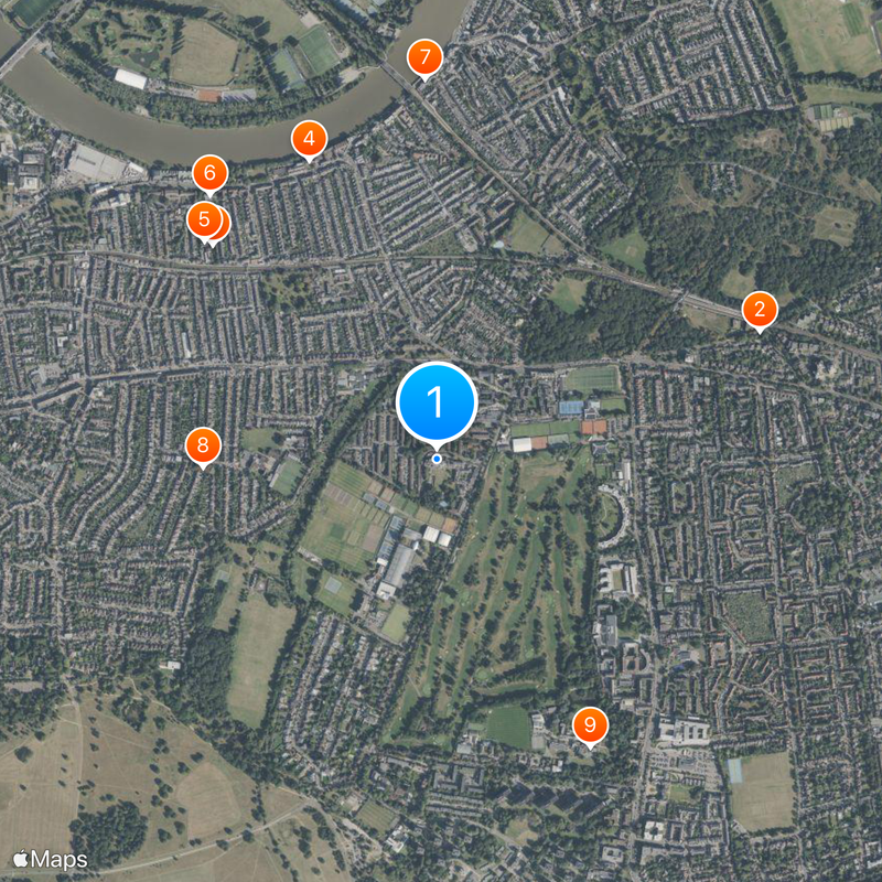 Priory Hospital Carte