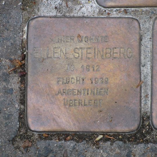 Stolperstein en memoria de Ellen Steinberg