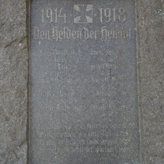 Pomník padlým v Prorubkách