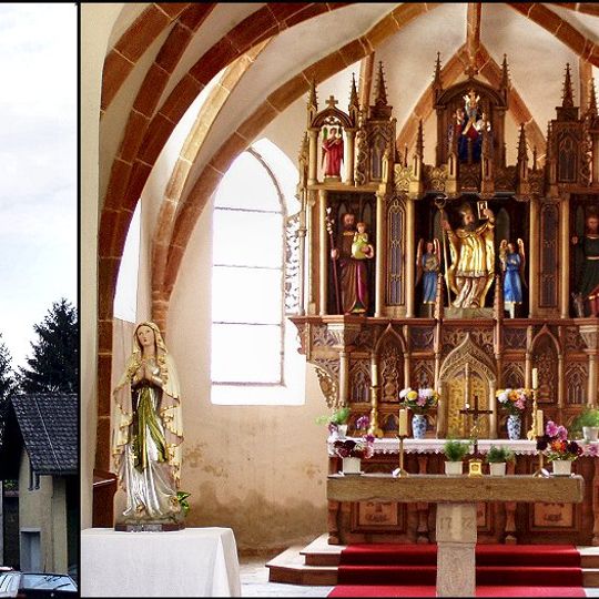 Kath. Filialkirche hl. Valentin und ehem. Kirchhof