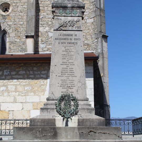 War memorial of Massignieu-de-Rives