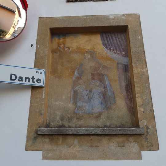 Catholic church building, mural, Work of art