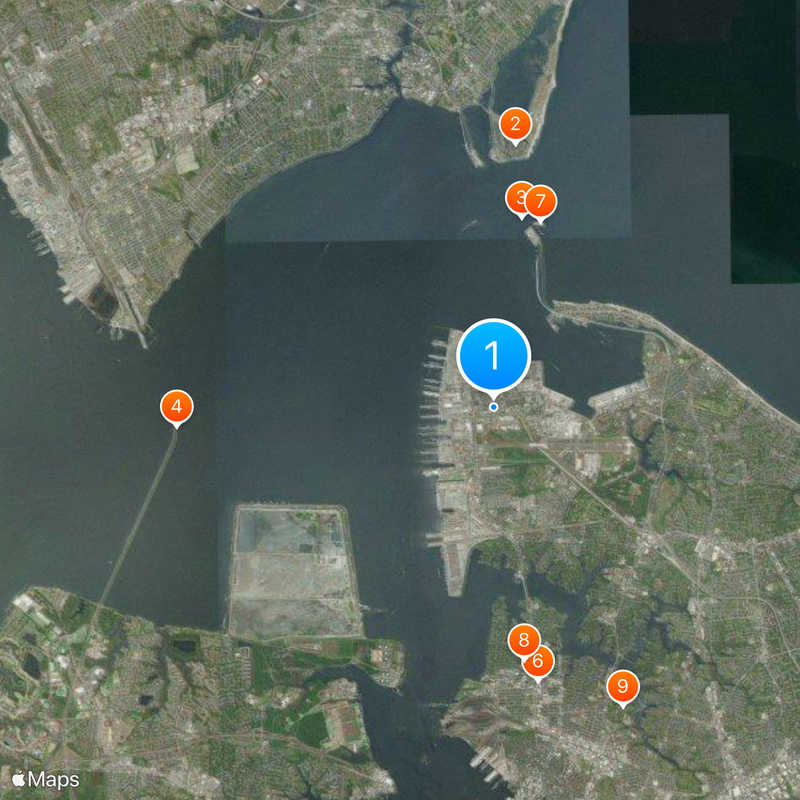 Naval Station Norfolk Map