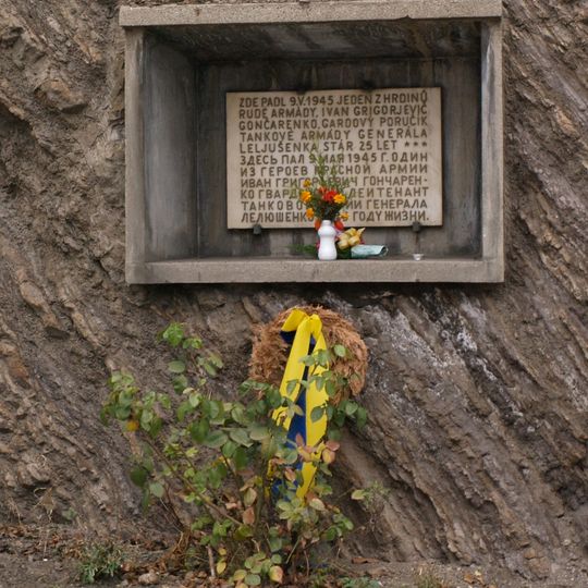 Plaque to Ivan Grigorjevič Gončarenko