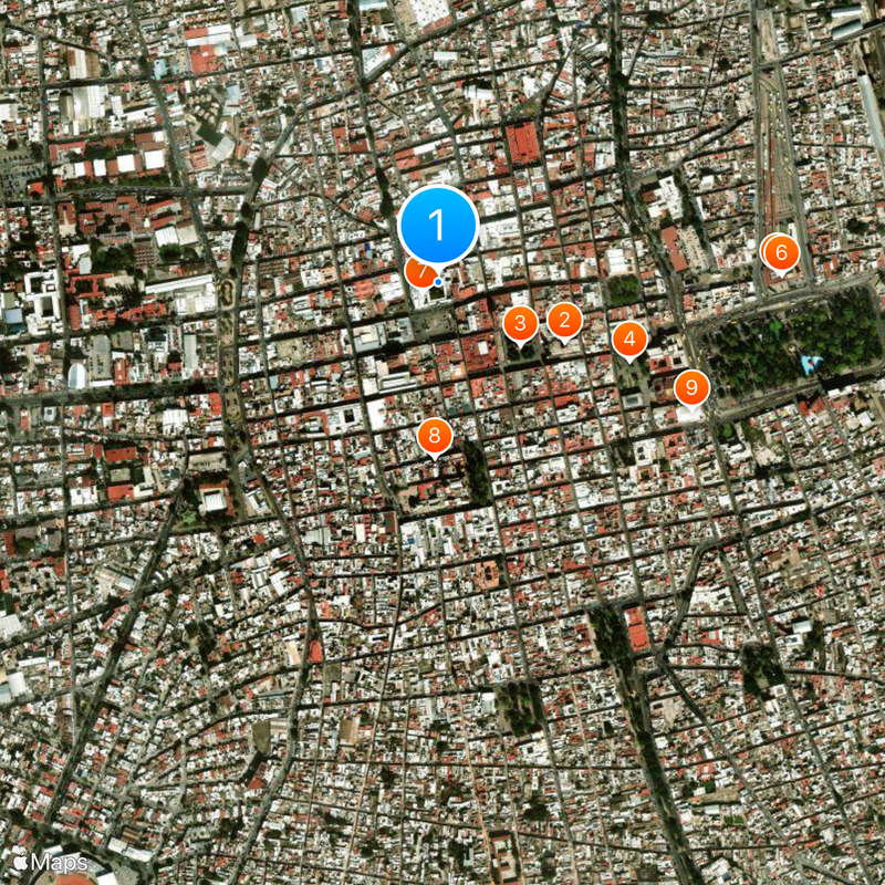 Autonomous University of San Luis Potosí Map