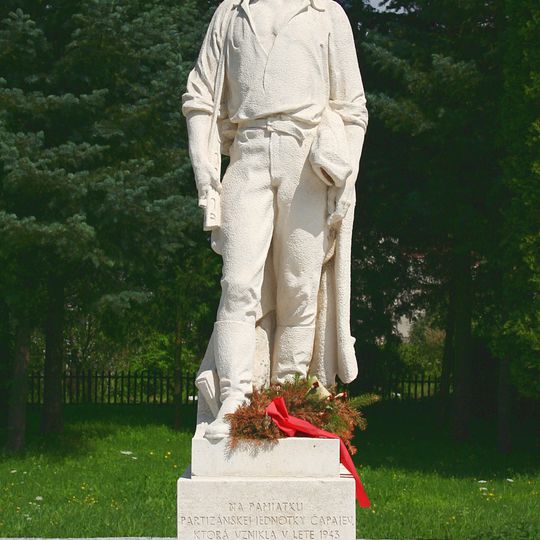 Pomník brigády Čapajev