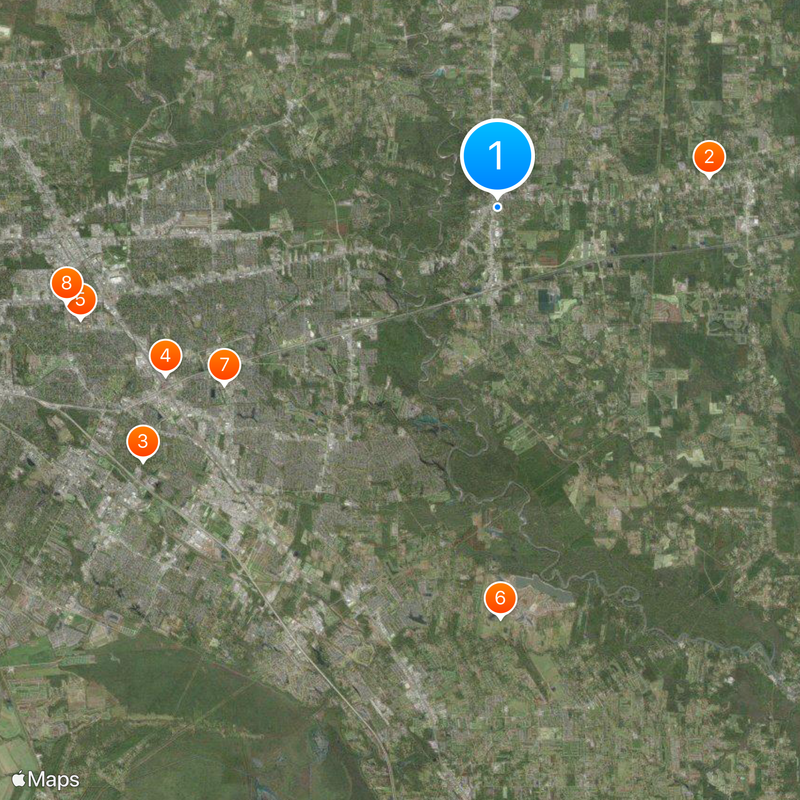 Denham Springs Map