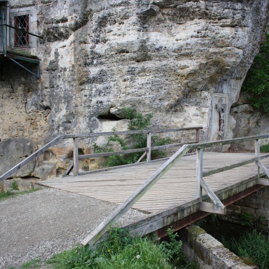 Most přes přeliv rybníka Harasov