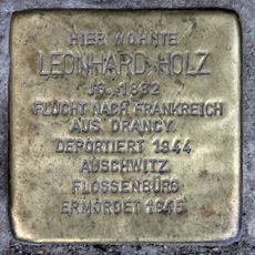 Stolperstein en memoria de Leonhard Holz