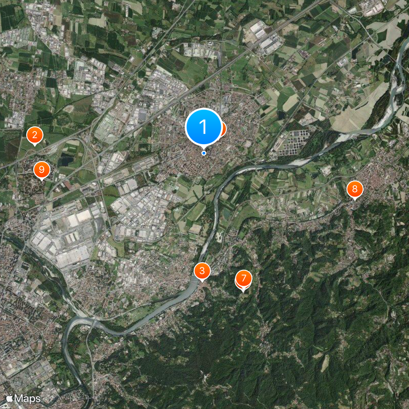 Settimo Torinese Map