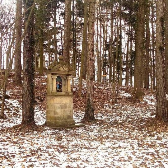 10. zastavení na křížové cestě v Jindřichově Hradci