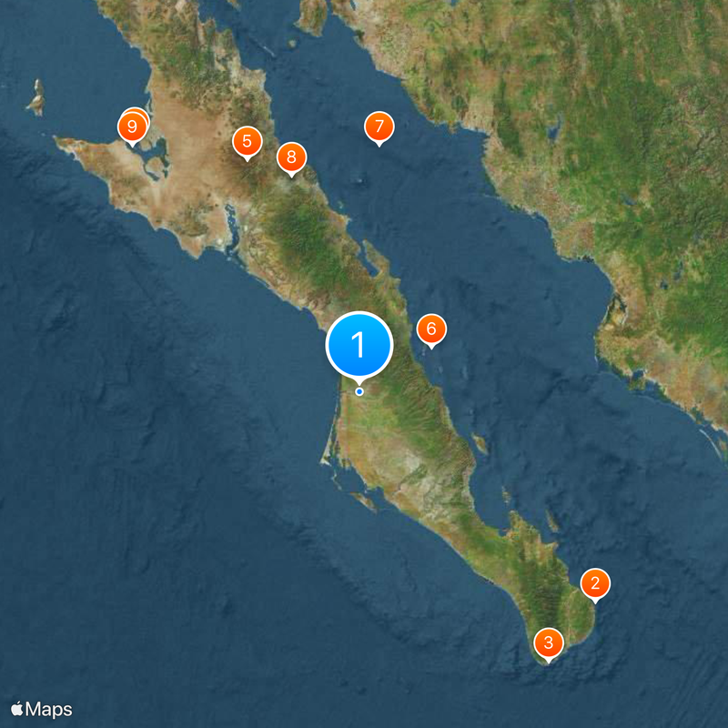 Baja California Sur Map