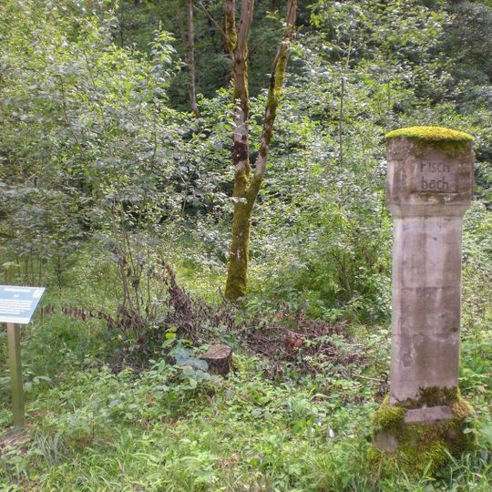 Forstreviergrenzstein Fischbach, Feucht und Ungelstetten