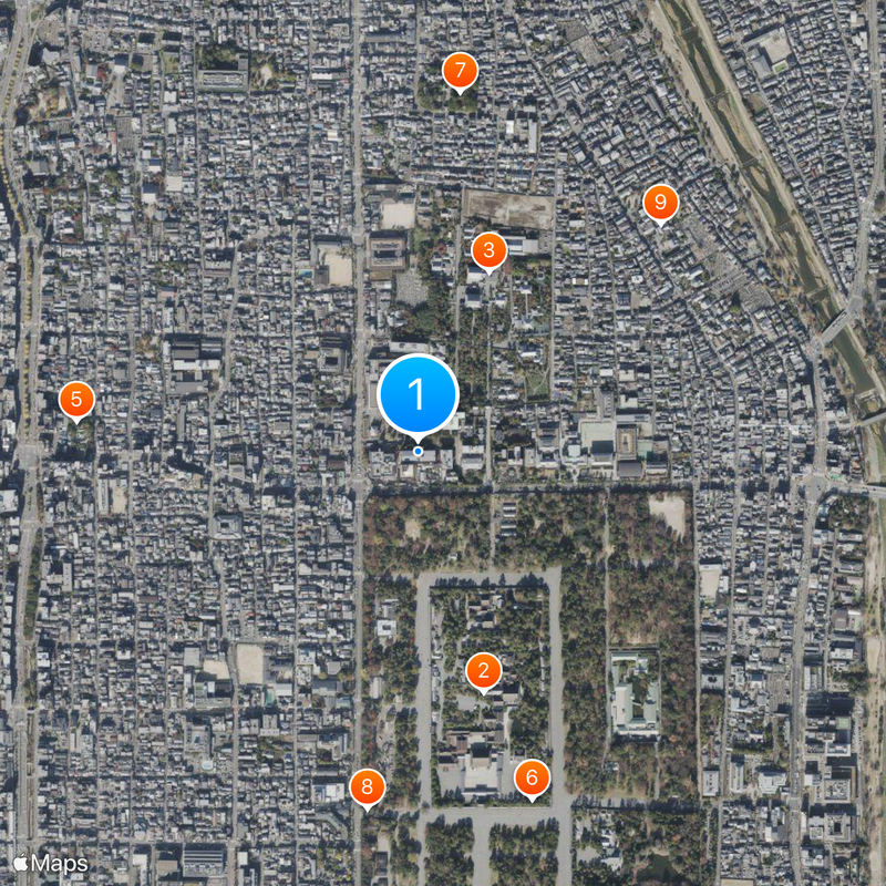 Doshisha University Map