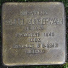 Stolperstein für Samuel Zuckermann