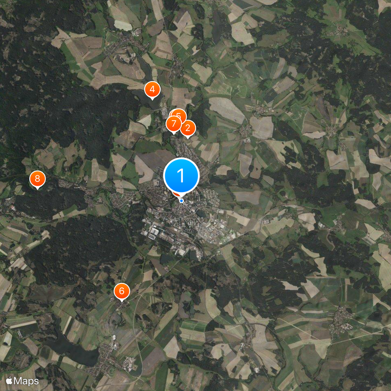 Žďár nad Sázavou Map