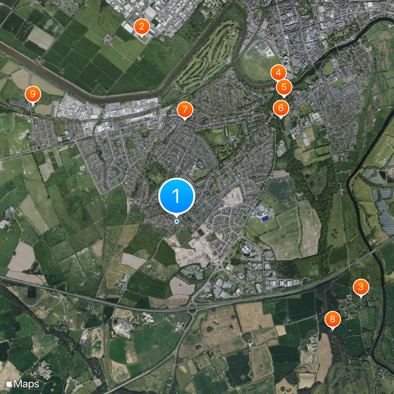 City of Chester Map