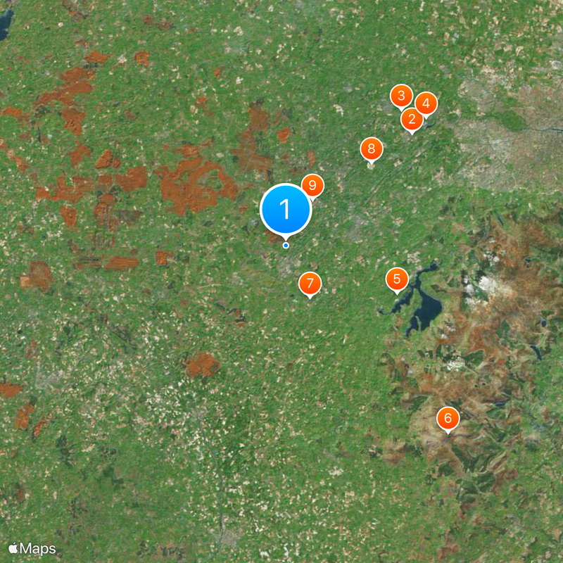 Condado de Kildare Mapa