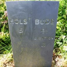 Replacement Milestone, Shernick Farm entrance, E of Red Post