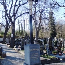 Cemetery cross in Břevnov Cemetery