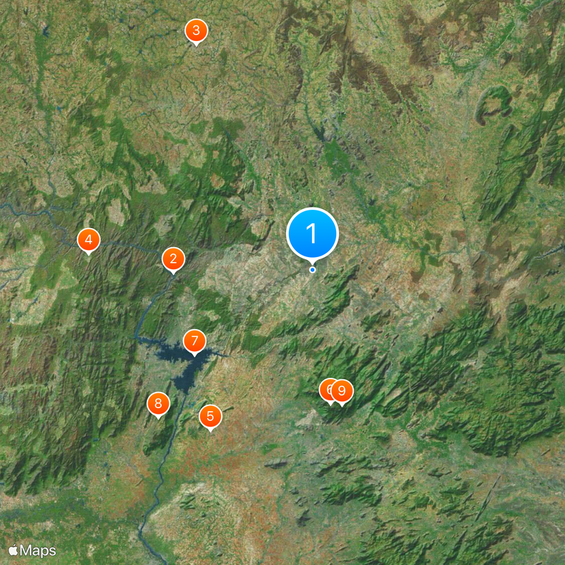 District de Dharmapuri Carte