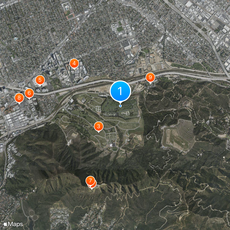 Mount Sinai Memorial Park Cemetery Karte