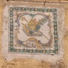 Ceramic panel of Saint Nicholas of Bari