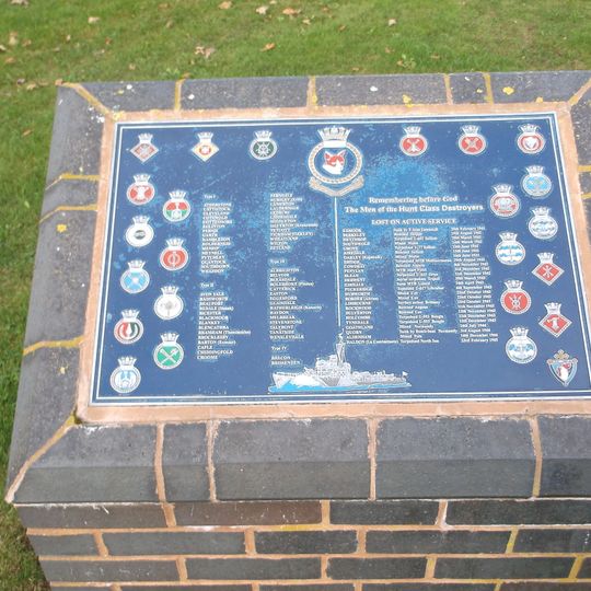 National Memorial Arboretum, Hunt Class Destroyers Memorial