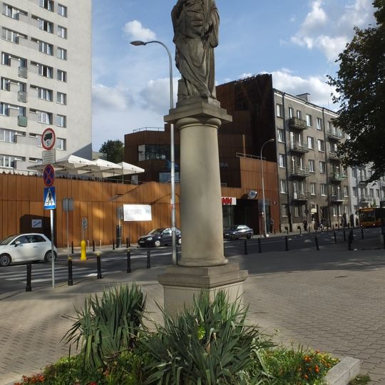 Statue of Saint Barbara in Warsaw