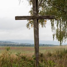 Kříž u Leopoldova pod vrchem Kozelka