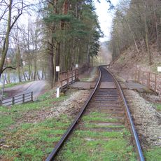 Most silnice III/1094 přes potok pod hradištěm Lštění