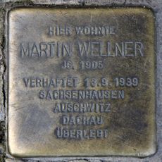 Stolperstein em memória de Martin Wellner
