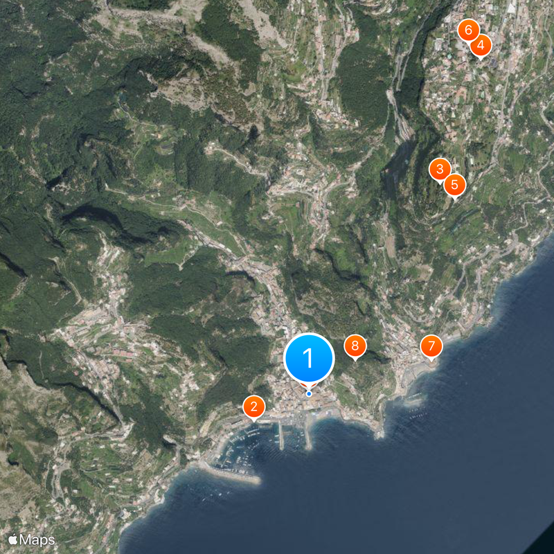 Amalfi Cathedral Map