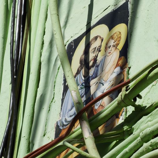 Ceramic panel of Saint Joseph