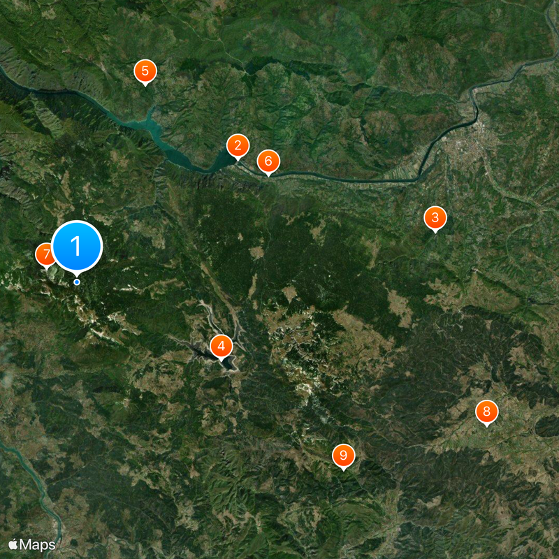 Tara national park Map