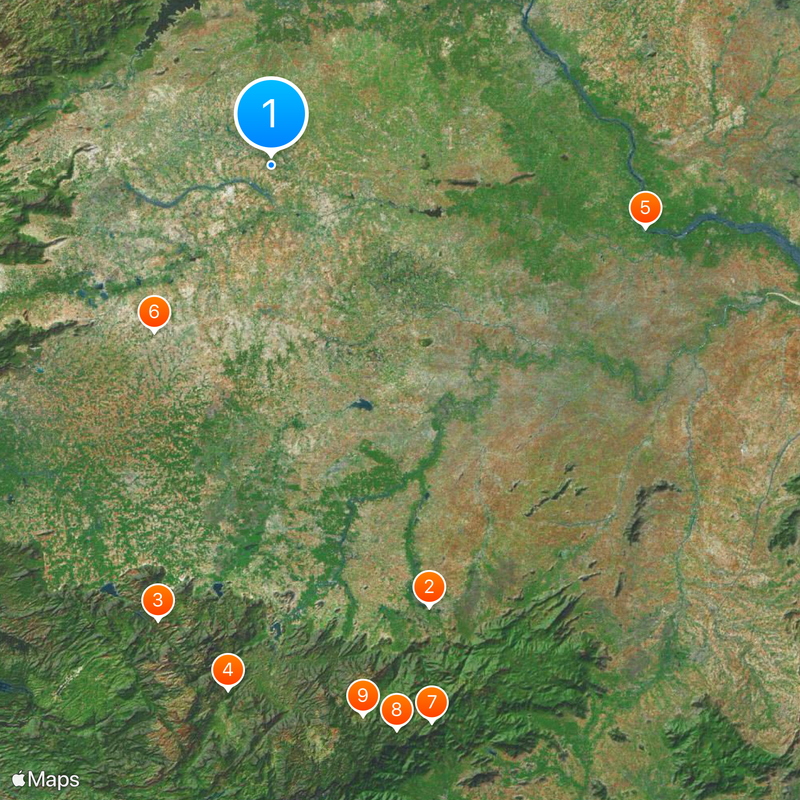 Tiruppur district Map