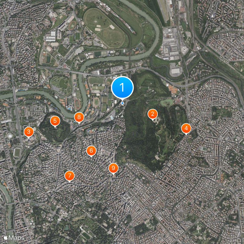 Moschea di Roma Mappa