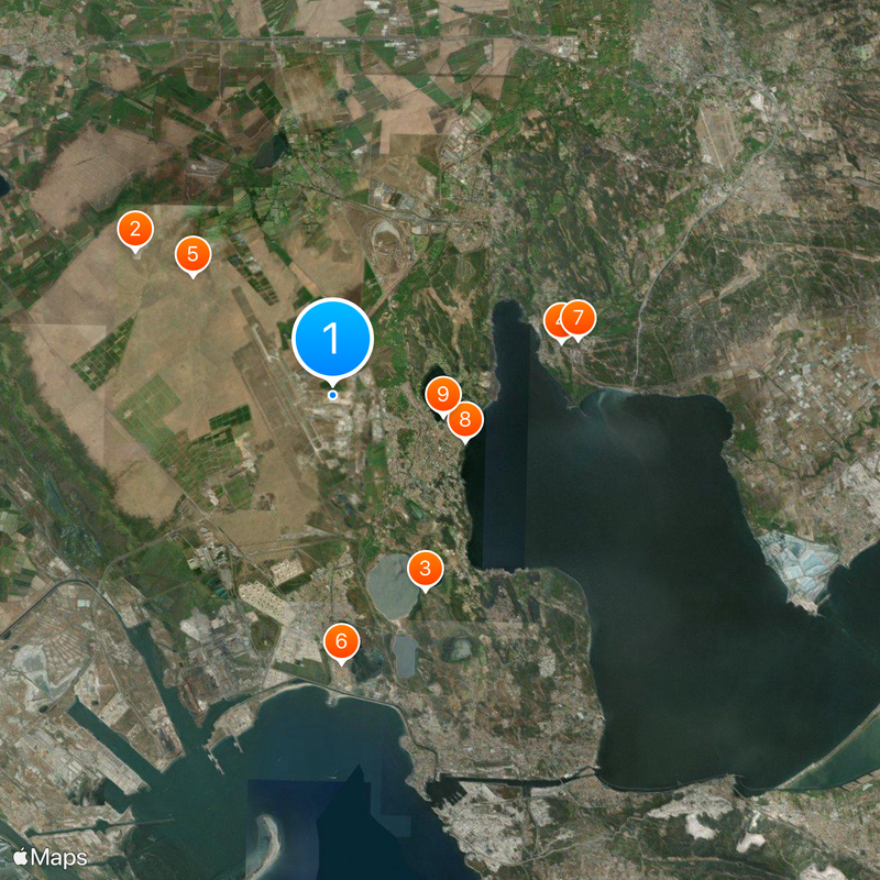 Istres Air Base Map