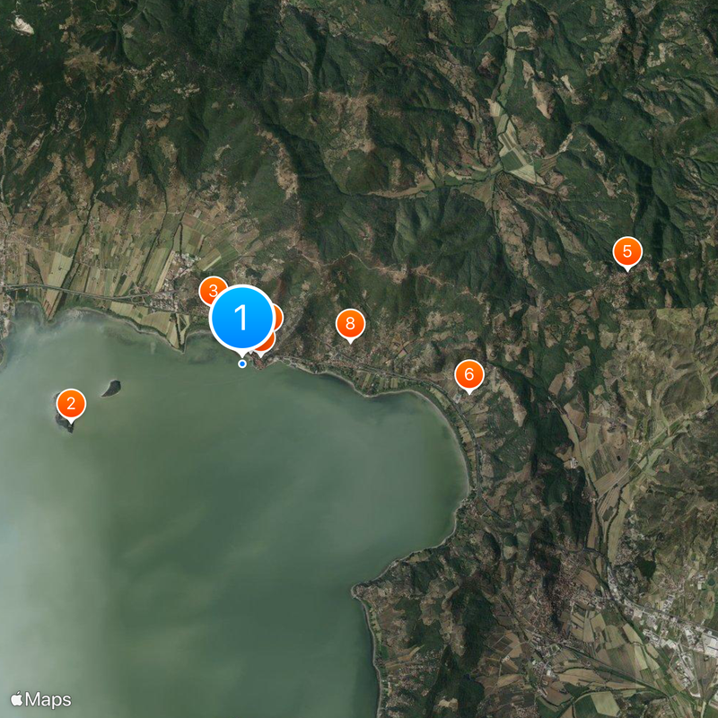 Passignano sul Trasimeno Map