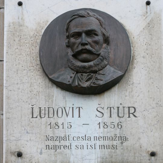 Pamätná tabuľa Ľudovíta Štúra