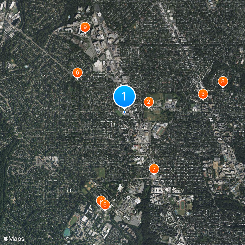 Georgetown Day School Map
