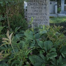 Náhrobek spisovatele Spiesse