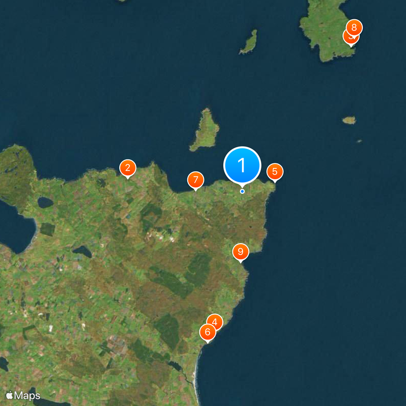 John o' Groats Map
