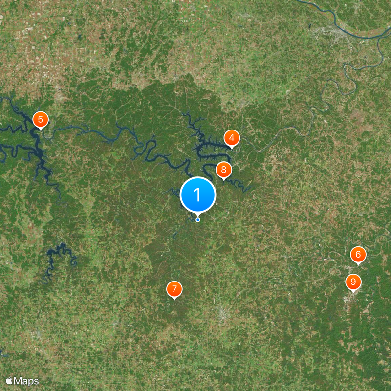 Ha Ha Tonka State Park Mappa