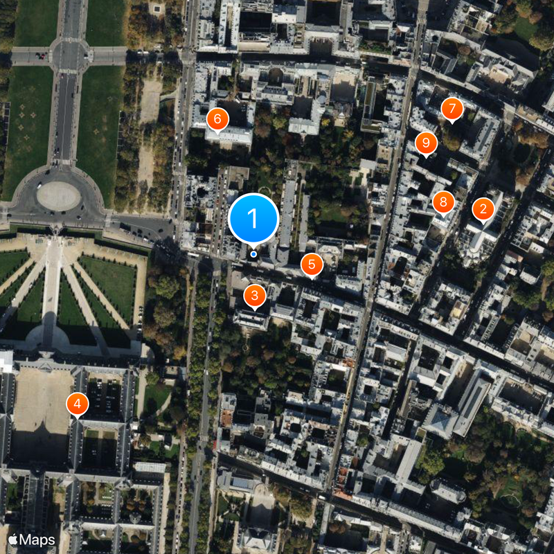 Hôtel Chanac de Pompadour Map